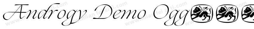Androgy Demo Ogg字体转换